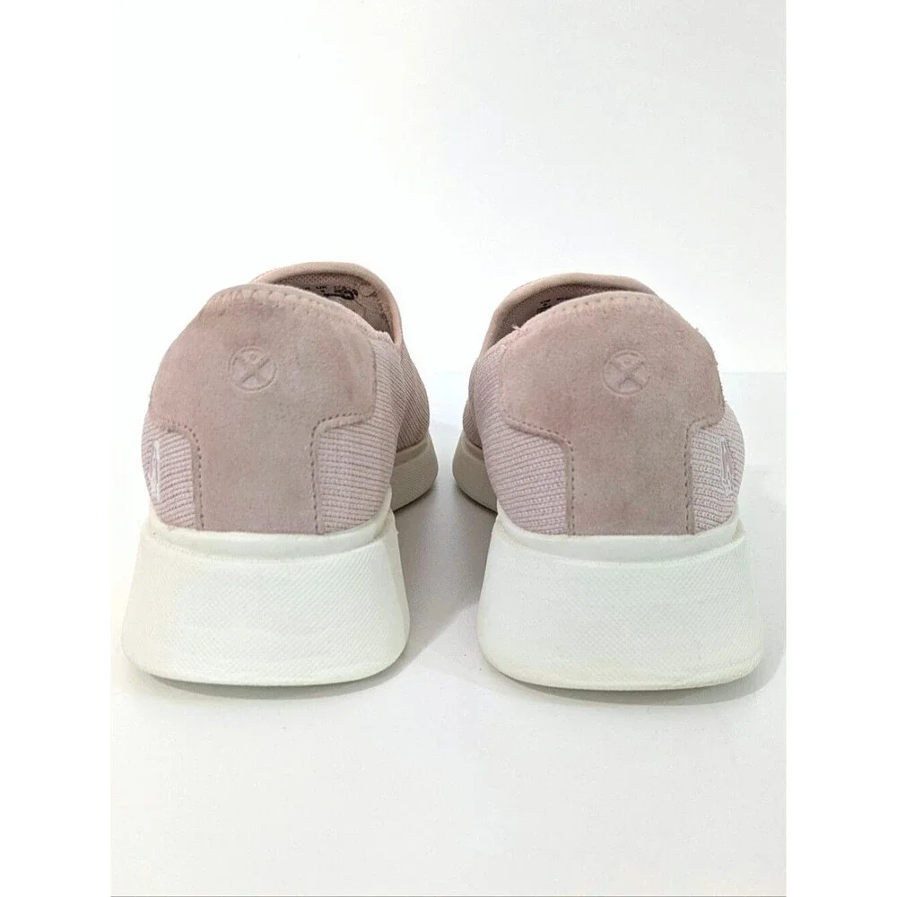 Hush Puppies Bounce Makenna Light Pink Slip On Loafers - Size 8 Womens Sneakers